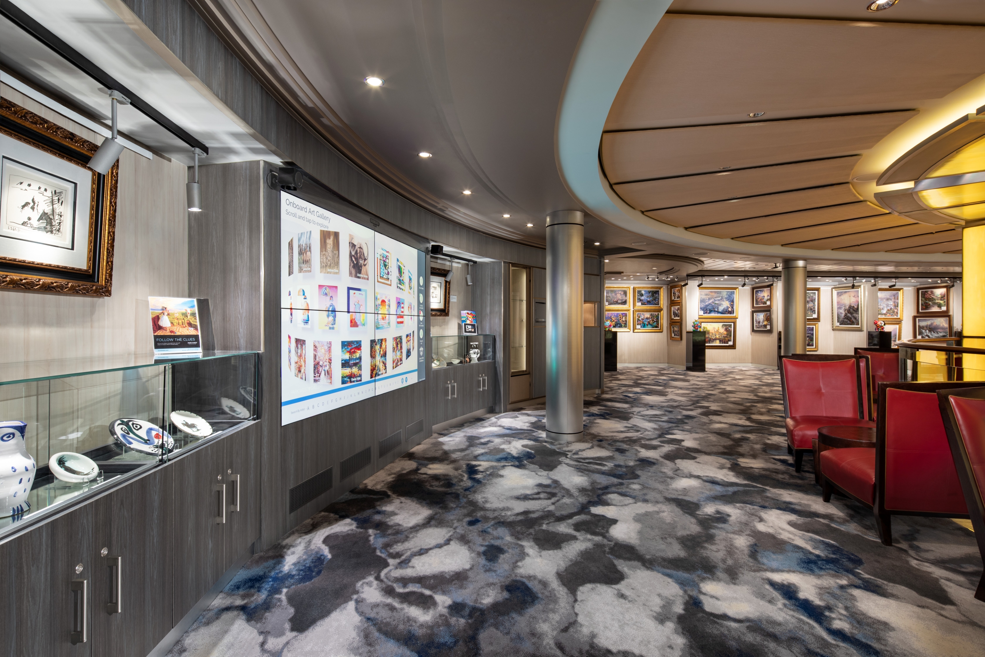 Celebrity Silhouette - Art Gallery